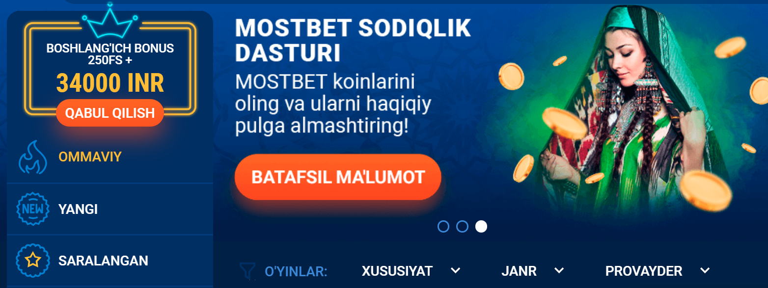 mostbet bonuslari va aksiyalari